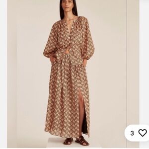 J.Crew Collection NWT Side slit Maxi skirt in Ratti Prism Floral w/pockets BG543